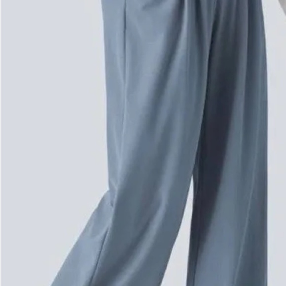 Halara Waffle-Knit Pants - Blue